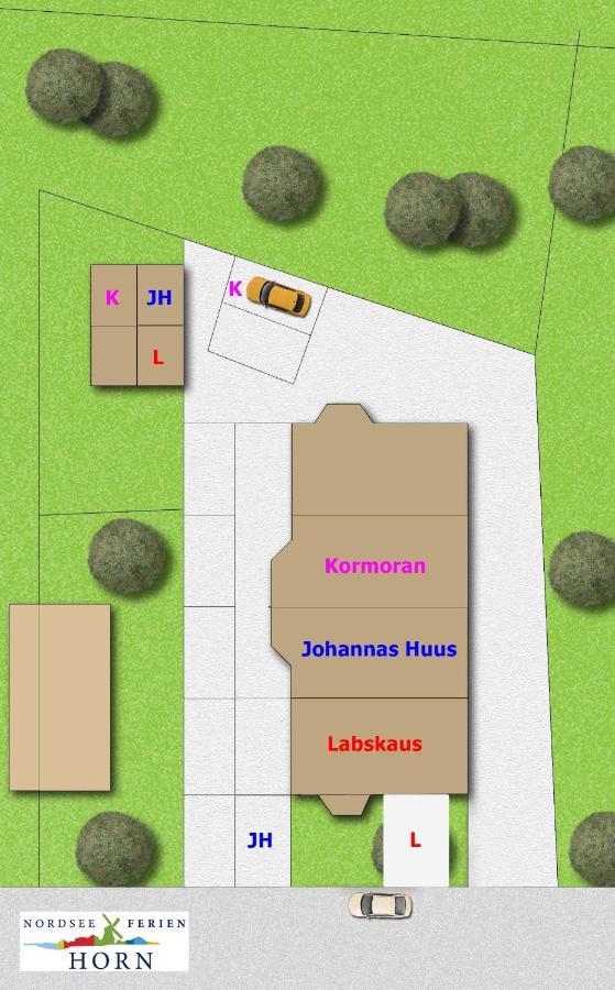 Labskaus Villa Dornumersiel Buitenkant foto